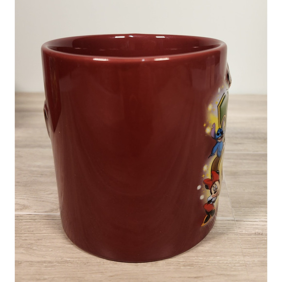 Walt Disney World Mickey Mouse 2007 3D Emboss Coffee Mug Cup Minnie Goofy w/ Box - Picture 3 of 12